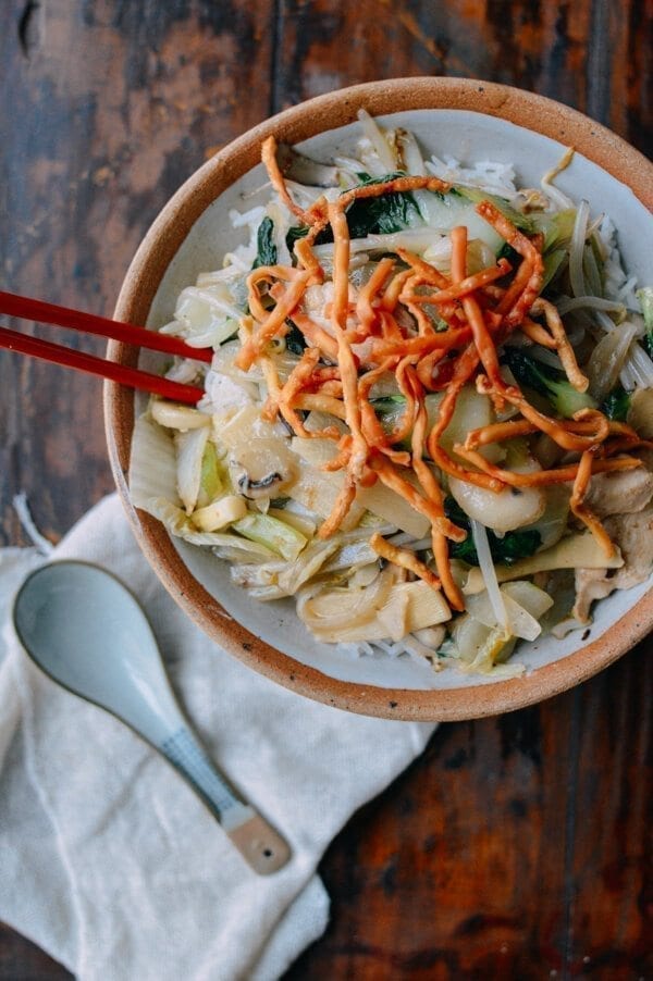 American Chinese Chicken Chow Mein, by thewoksoflife.com