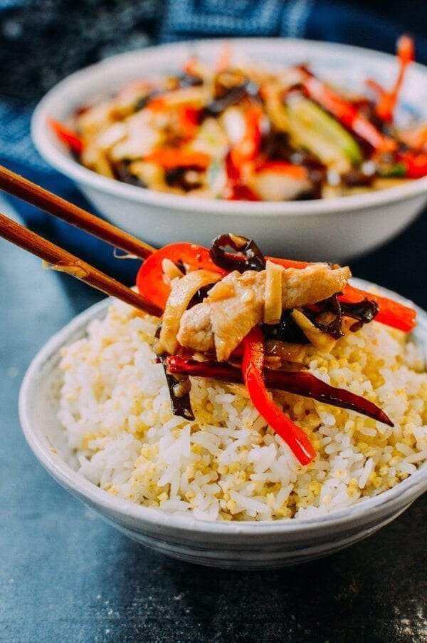 Chicken with Garlic Sauce, by thewoksoflife.com