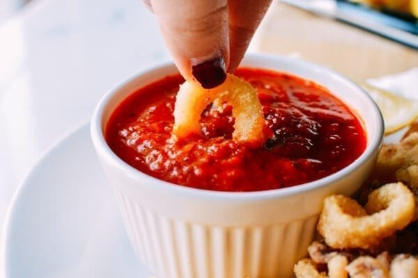 Fried Calamari, by thewoksoflife.com