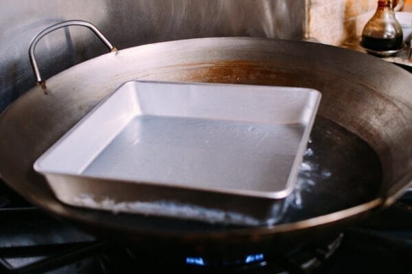 Homemade rice noodles (cheung fun), by thewoksoflife.com