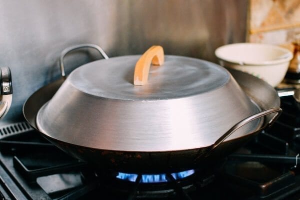 Homemade rice noodles (cheung fun), by thewoksoflife.com
