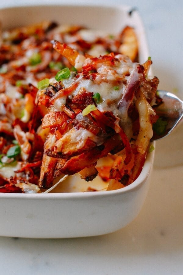 Kimchi Fries, by thewoksoflife.com