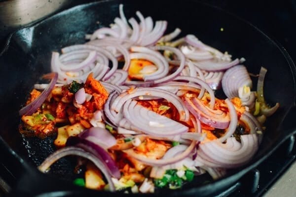 Kimchi Fries, by thewoksoflife.com