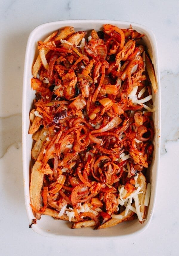Kimchi Fries, by thewoksoflife.com