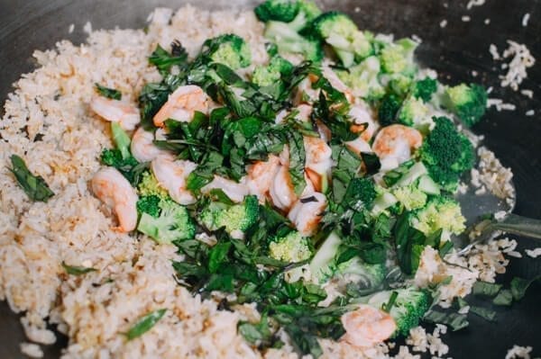 Thai Basil Shrimp Fried Rice - Easy Thai Food , by thewoksoflife.com