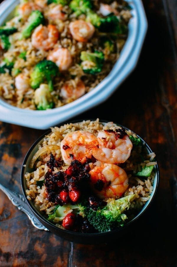Thai Basil Shrimp Fried Rice - Easy Thai Food , by thewoksoflife.com