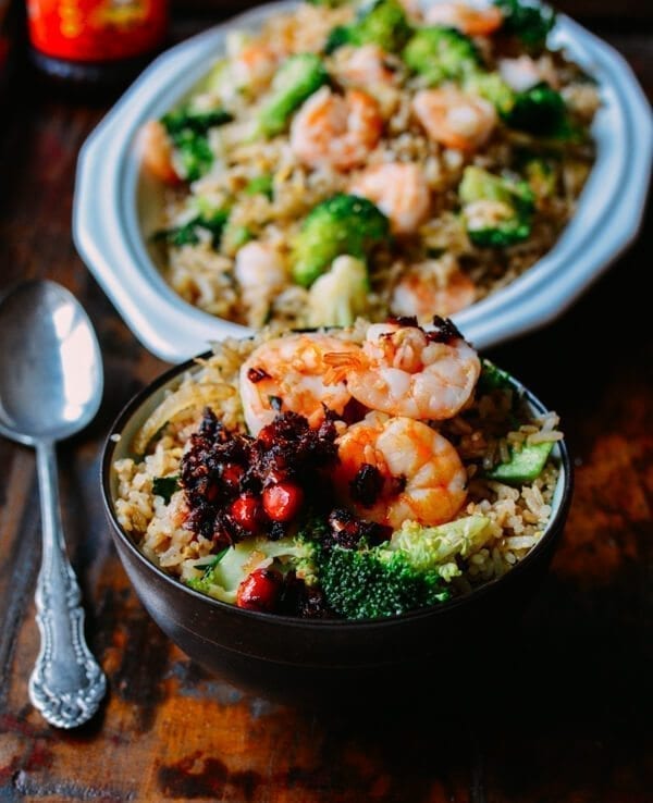 Thai Basil Shrimp Fried Rice - Easy Thai Food , by thewoksoflife.com