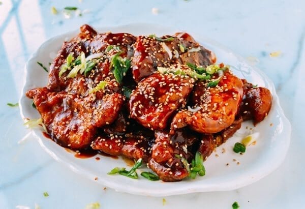 Sweet and Sour Pork Chops, by thewoksoflife.com