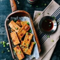 Crispy Taro Cake, by thewoksoflife.com