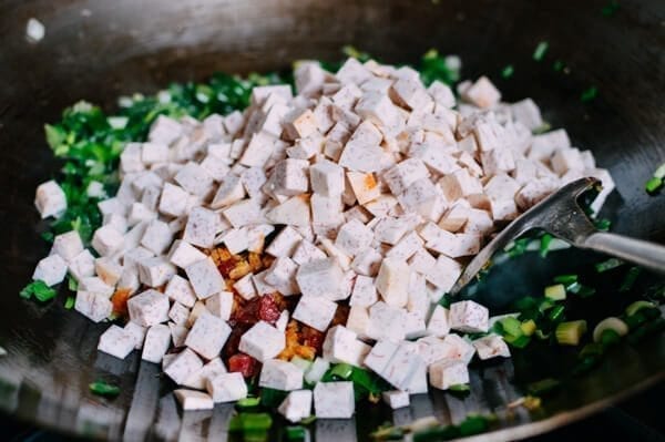 Crispy Taro Cake, by thewoksoflife.com