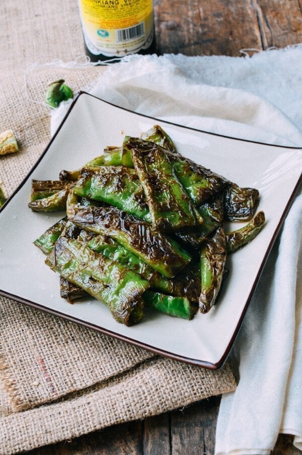 Tiger Skin Peppers, by thewoksoflife.com