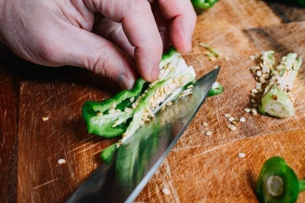 Tiger Skin Peppers, by thewoksoflife.com