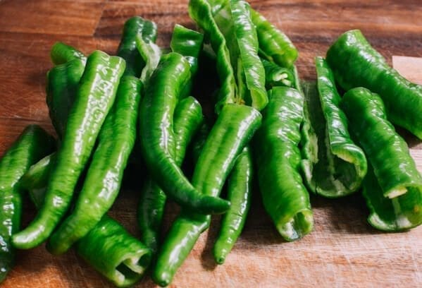 Tiger Skin Peppers, by thewoksoflife.com