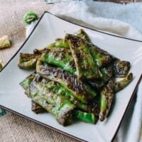 Tiger Skin Peppers, by thewoksoflife.com