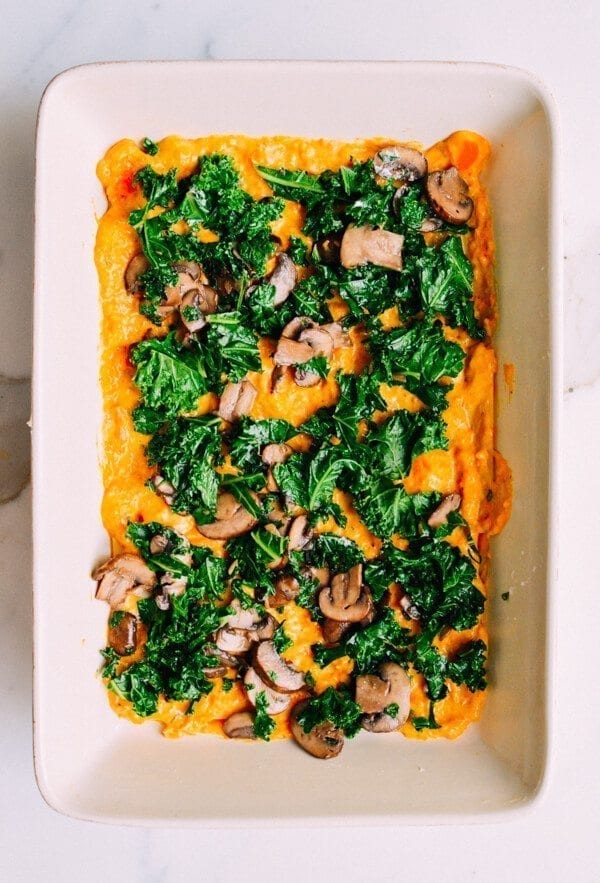 Butternut Squash Lasagna, by thewoksoflife.com