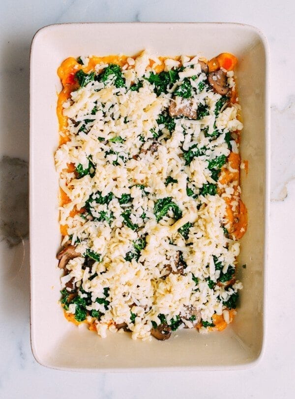 Butternut Squash Lasagna, by thewoksoflife.com