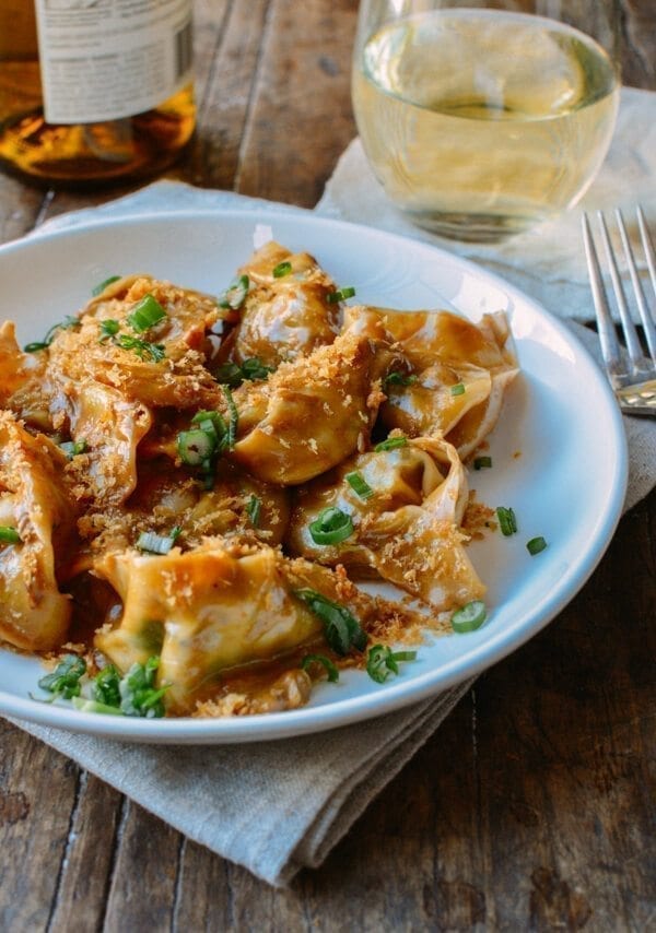 Shiitake Mushroom Tortellini w/ Soy Cream Sauce