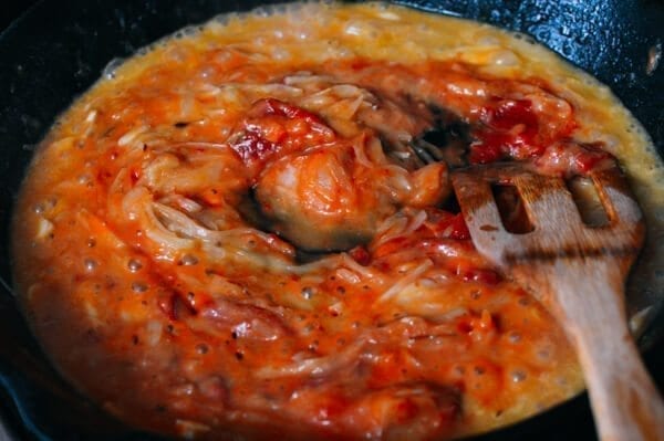 Orange Pasta, by thewoksoflife.com