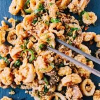 Salt and pepper squid