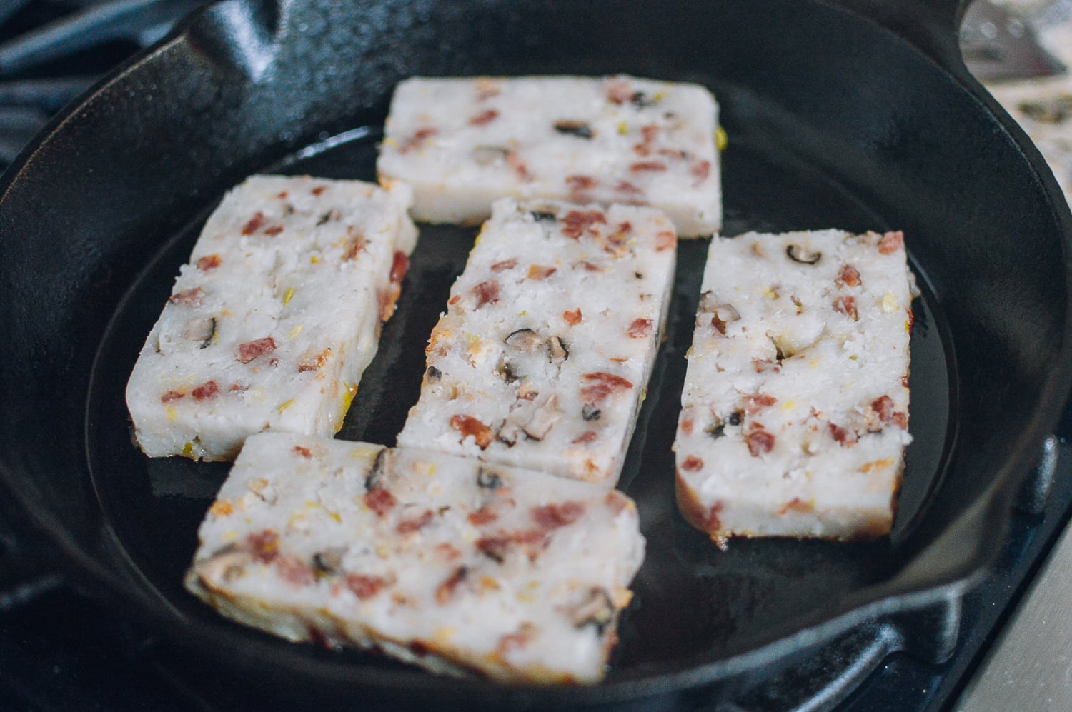 Turnip Cake (Lo Bak Go), by thewoksoflife.com