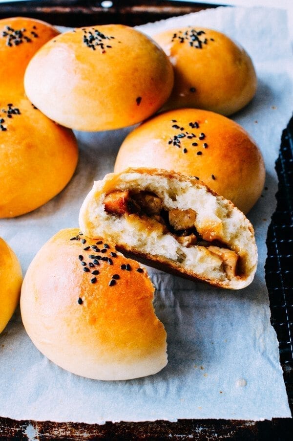 Vegan Char Siu Bao, by thewoksoflife.com