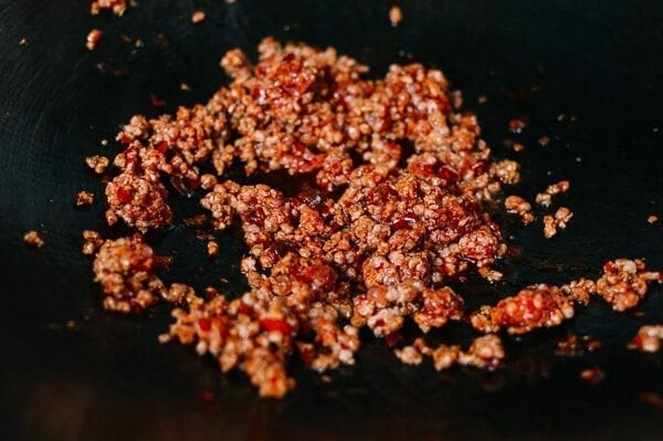 Ants Climbing a Tree (Sichuan Glass Noodle Stir-fry), by thewoksoflife.com