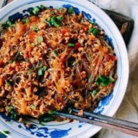 Ants climbing a tree