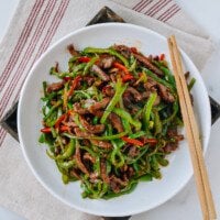 Beef and Pepper Stir-fry, by thewoksoflife.com