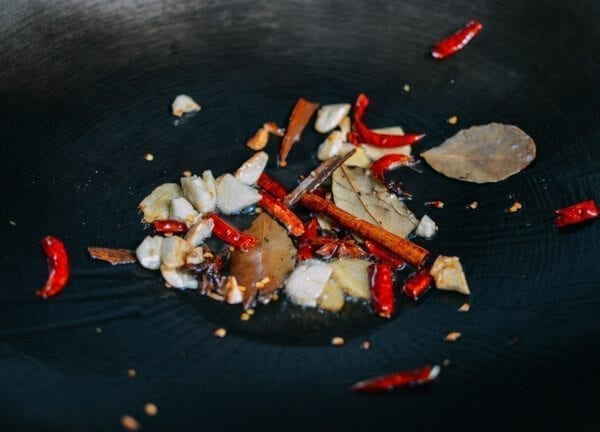 Big Plate Chicken (Chinese Da Pan Ji) with Noodles, by thewoksoflife.com