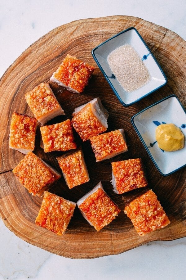 CHinese New year Recipes - Cantonese Roast Pork Belly, by thewoksoflife.com