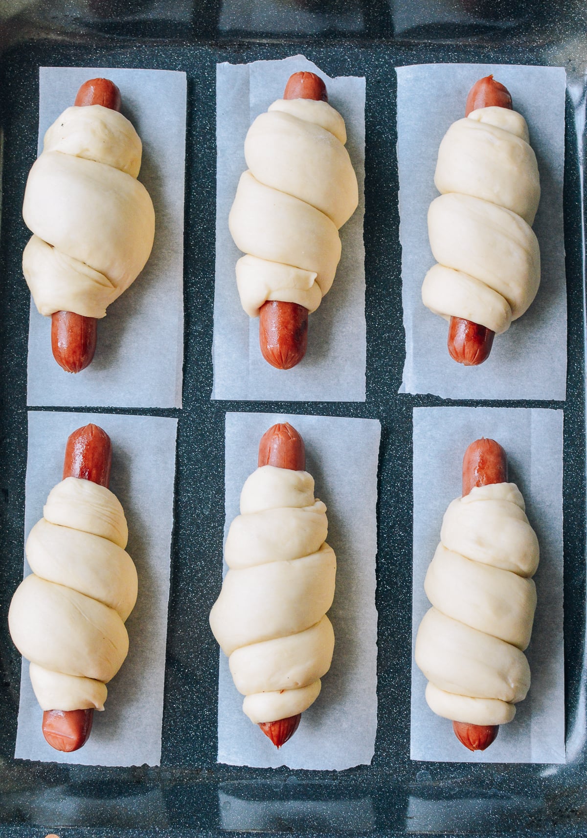 Chinese Hot Dog Buns, by thewoksoflife.com