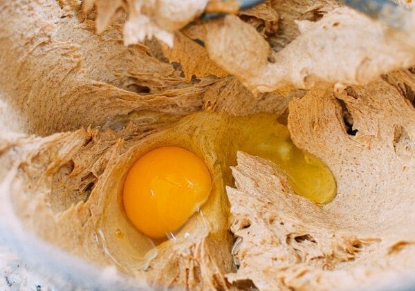Peanut Butter Cupcakes w/ Black Sesame Frosting, by thewoksoflife.com