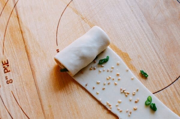 Shou Zhua Bing (Chinese Pancakes), by thewoksoflife.com