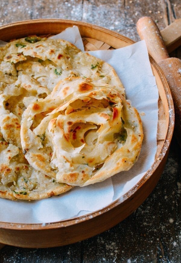 Shou Zhua Bing (Chinese Pancakes), by thewoksoflife.com