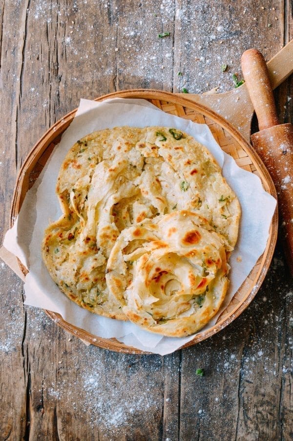 Shou Zhua Bing (Chinese Pancakes), by thewoksoflife.com