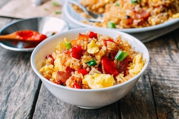 Bacon and Egg Fried Rice, by thewoksoflife.com