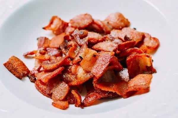 Bacon and Egg Fried Rice, by thewoksoflife.com