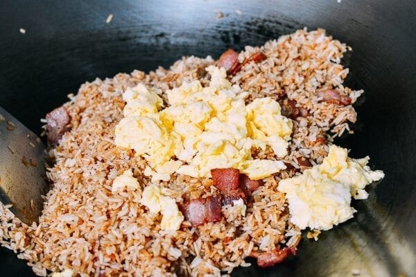 Bacon and Egg Fried Rice, by thewoksoflife.com