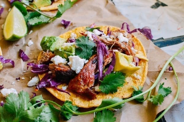 Carnitas Tacos, by thewoksoflife.com