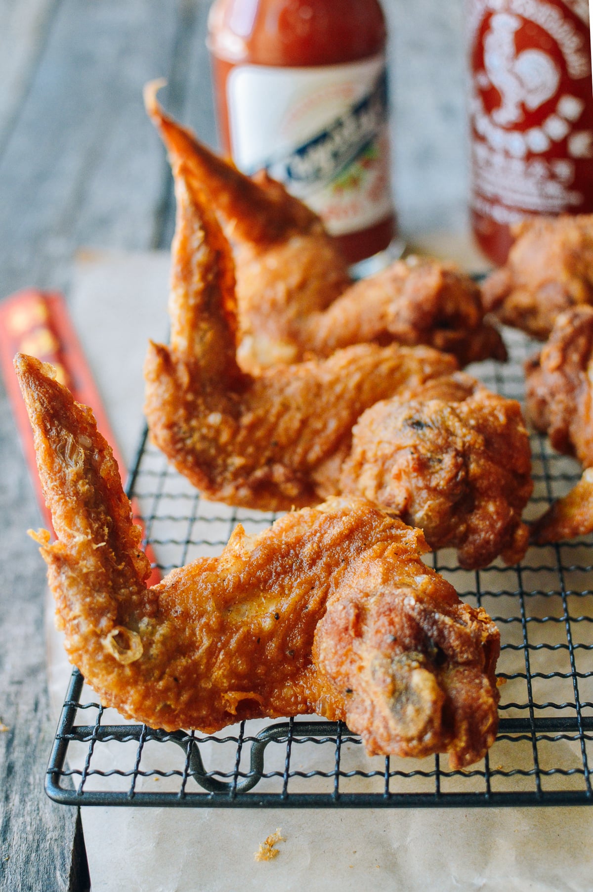 Takeout Style Fried Chicken Wings, by thewoksoflife.com