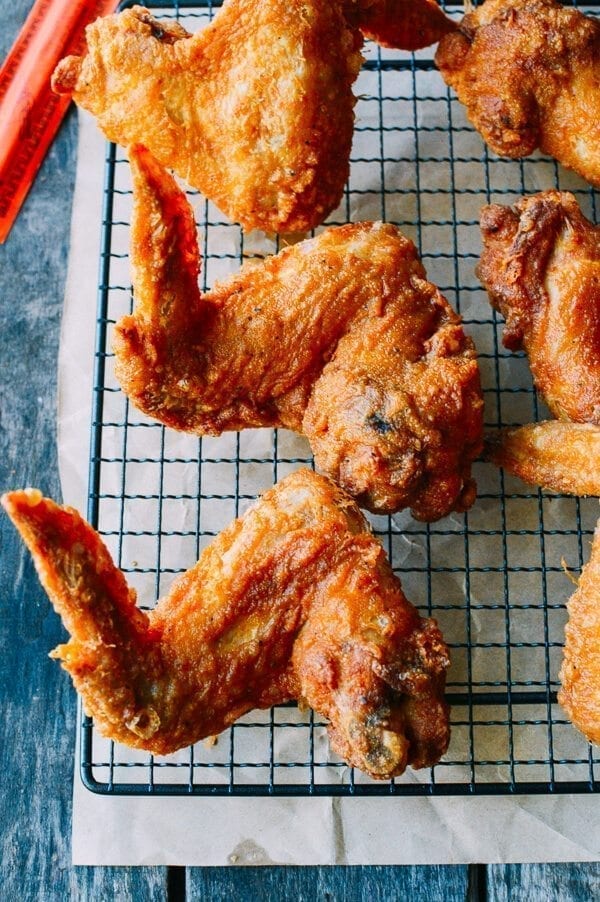 Fried Chicken Wings, Chinese Takeout Style, by thewoksoflife.com