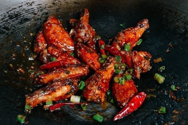 Kung Pao Chicken Wings, by thewoksoflife.com