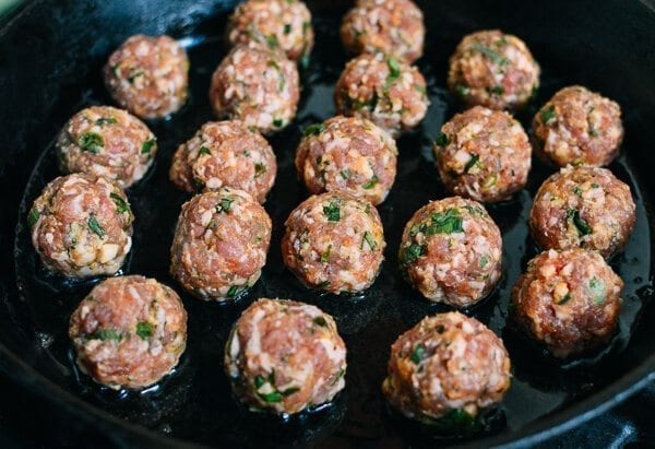 Meatball Banh Mi, by thewoksoflife.com