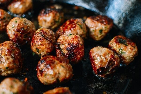 Meatball Banh Mi, by thewoksoflife.com