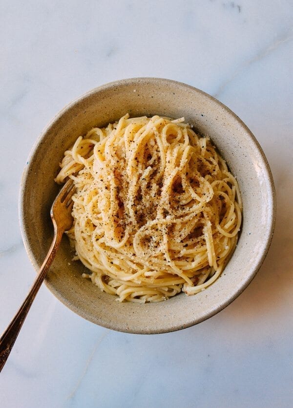 "Spicy Numbing" Cacio e Pepe, by thewoksoflife.com