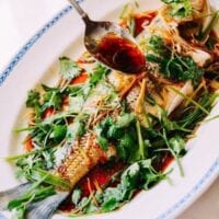 Steamed Whole Fish - Chinese Style, by thewoksoflife.com