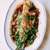 Steamed whole fish Cantonese style