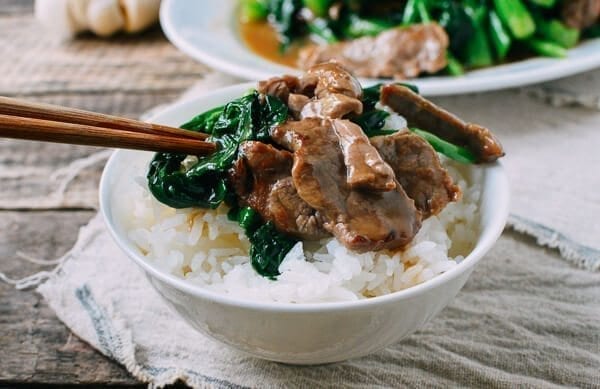 Beef with Chinese Broccoli, by thewoksoflife.com