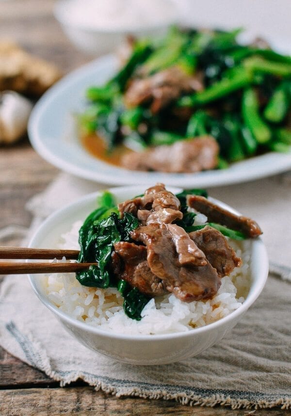 Beef with Chinese Broccoli, by thewoksoflife.com