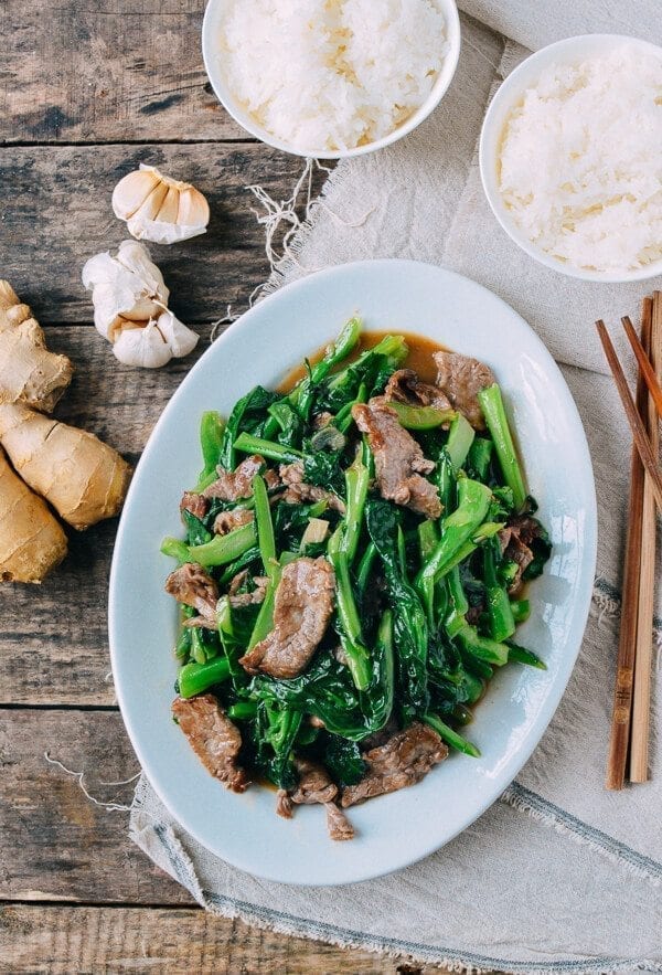 Beef with Chinese Broccoli, by thewoksoflife.com